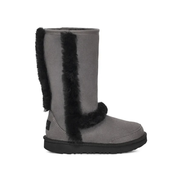 UGG Sunburst Tall Boot Grey Black (Kids)