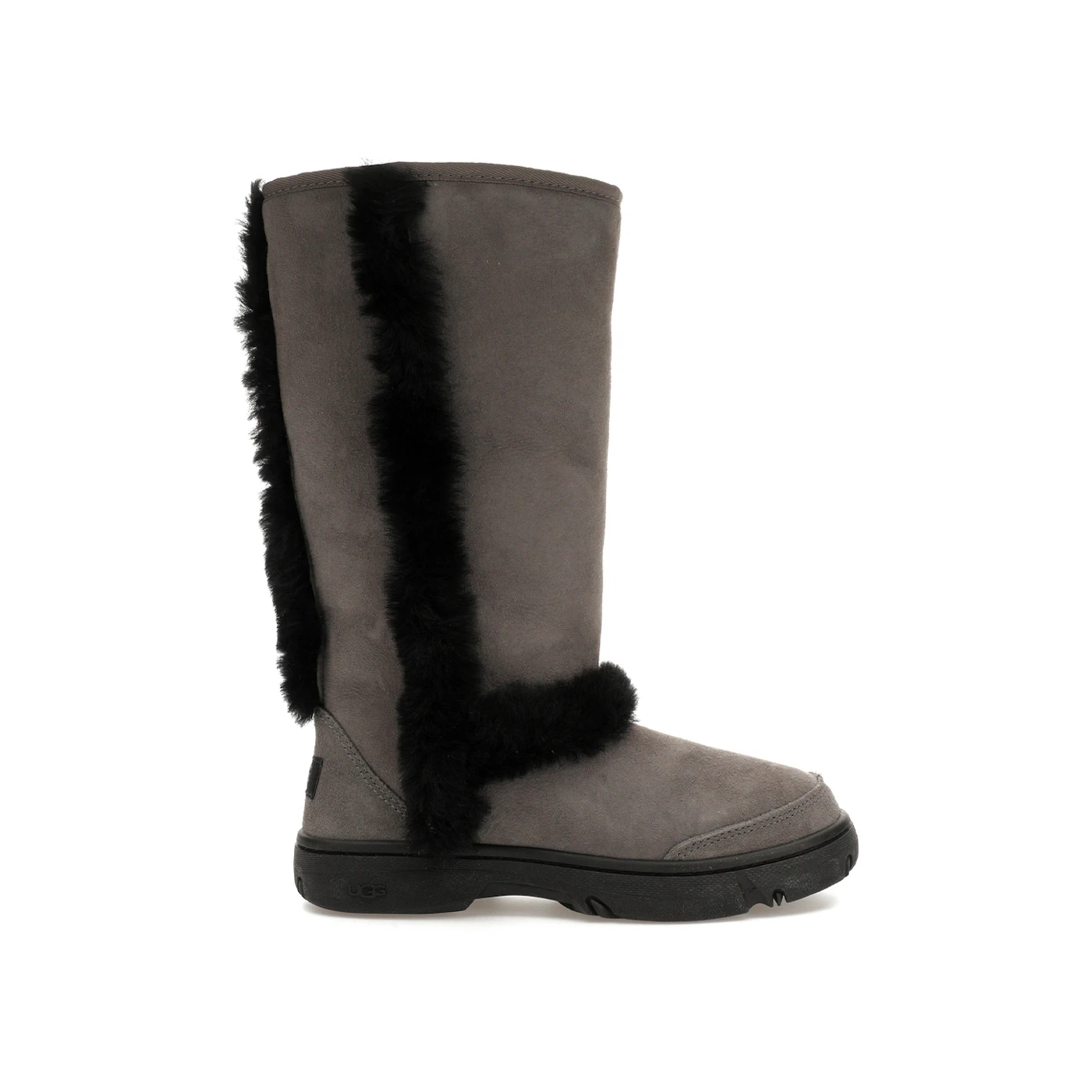 UGG Sunburst Tall Boot Grey Black Womens 1