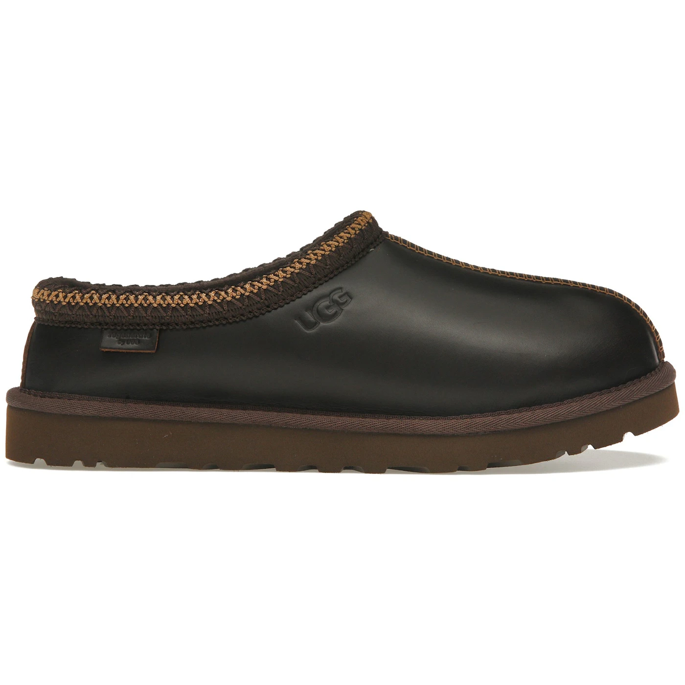 UGG Tasman LTHR Regen Slipper Ironwood 1
