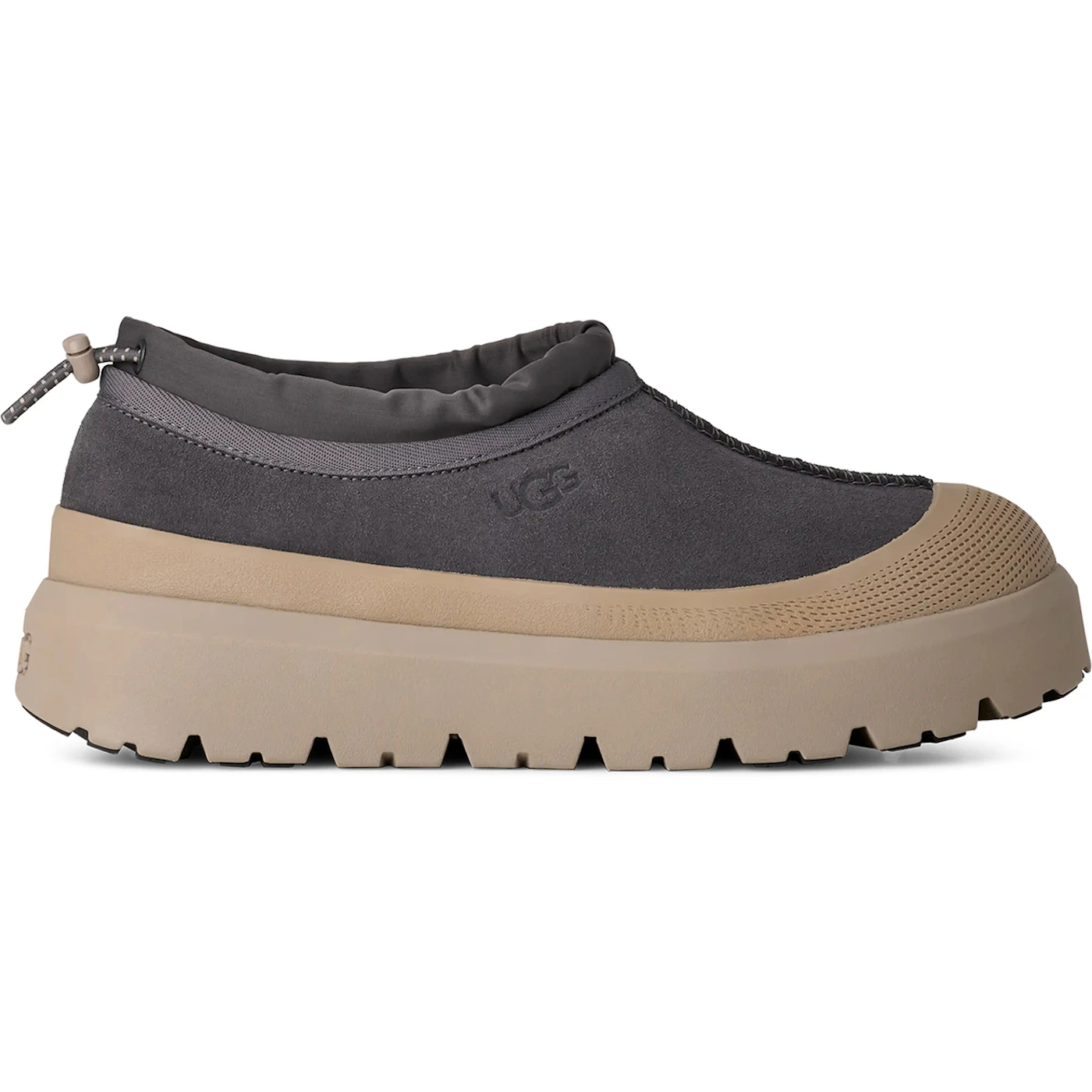 UGG Tasman Weather Hybrid Slipper Obsidian Cobble Grey 1