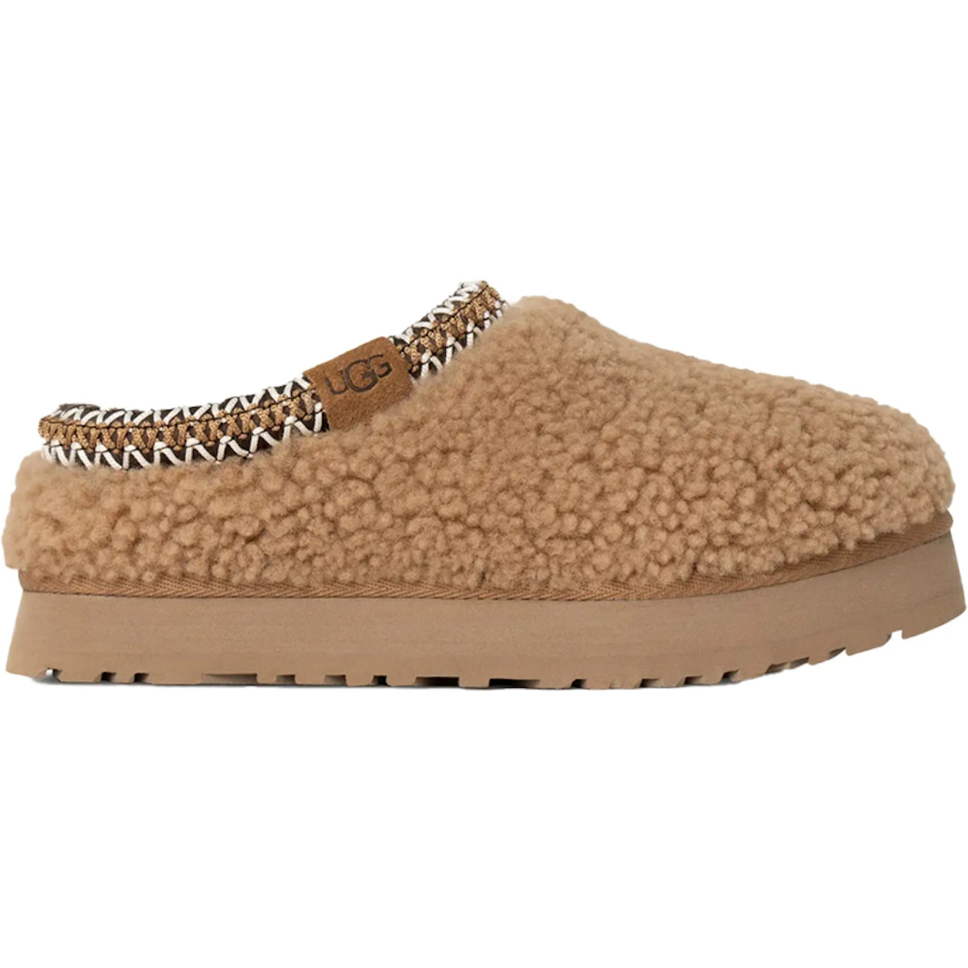 UGG Tazz Slipper Maxi Curly Chestnut Kids 1