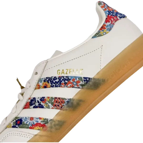 adidas Gazelle Indoor Liberty London Floral Embroidery Stripes (Women’s)