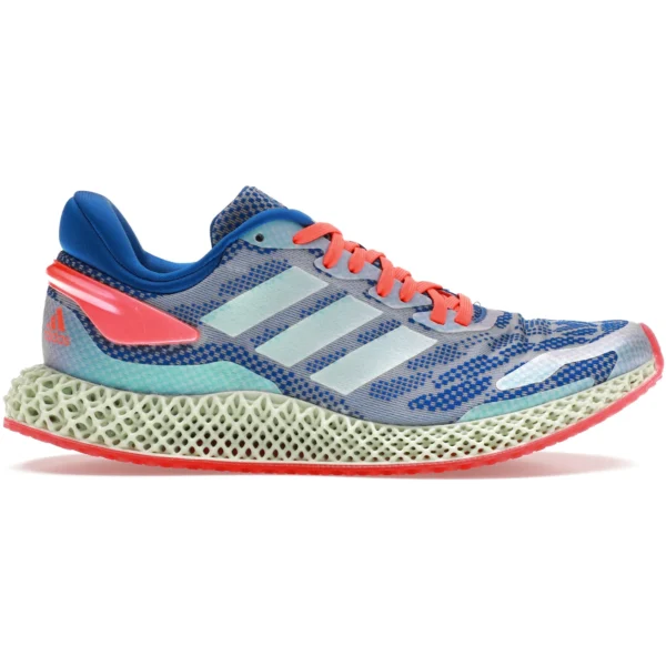 adidas 4D Run 1.0 Glory Blue Solar Red