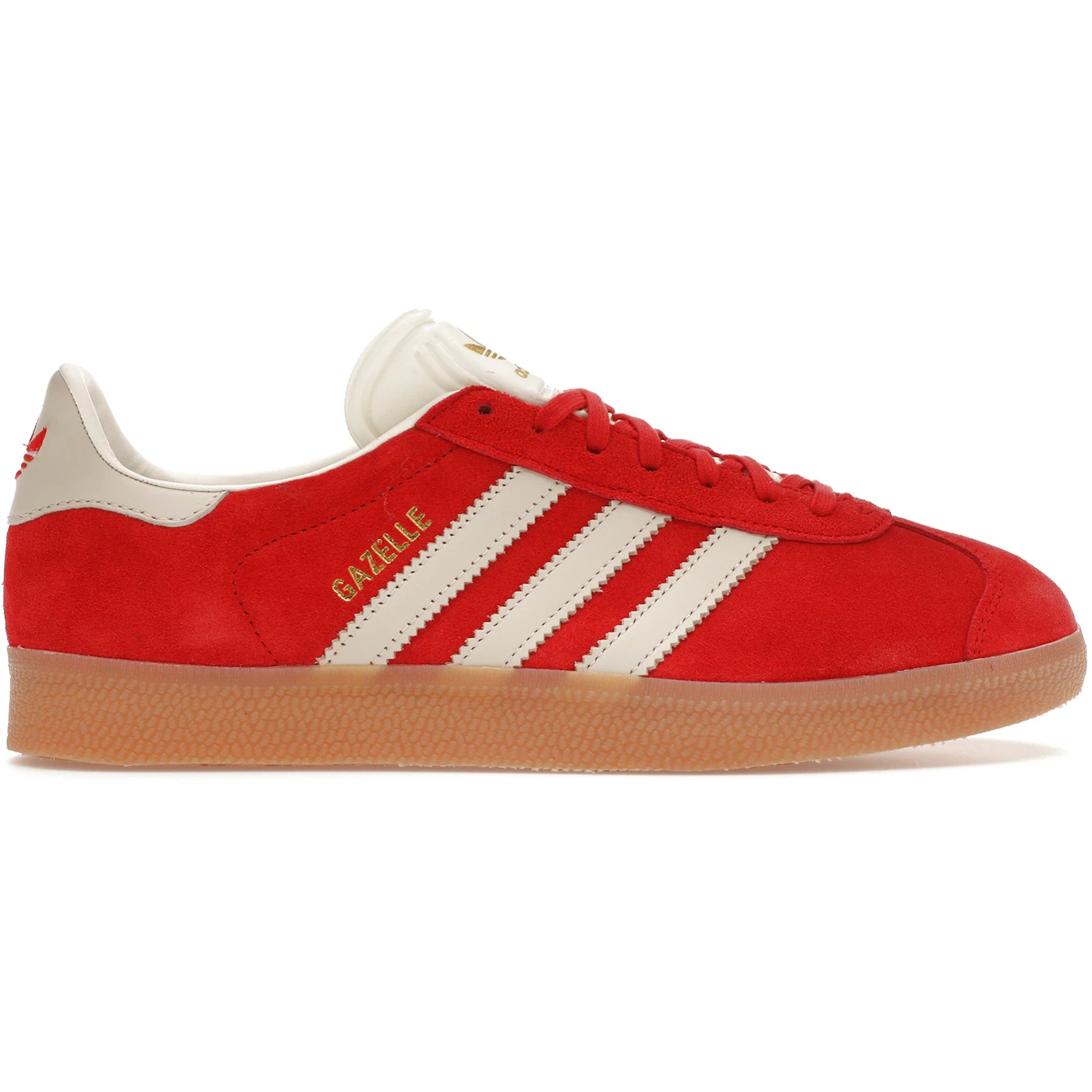 adidas Gazelle Better Scarlet Aluminum Gum Womens 1