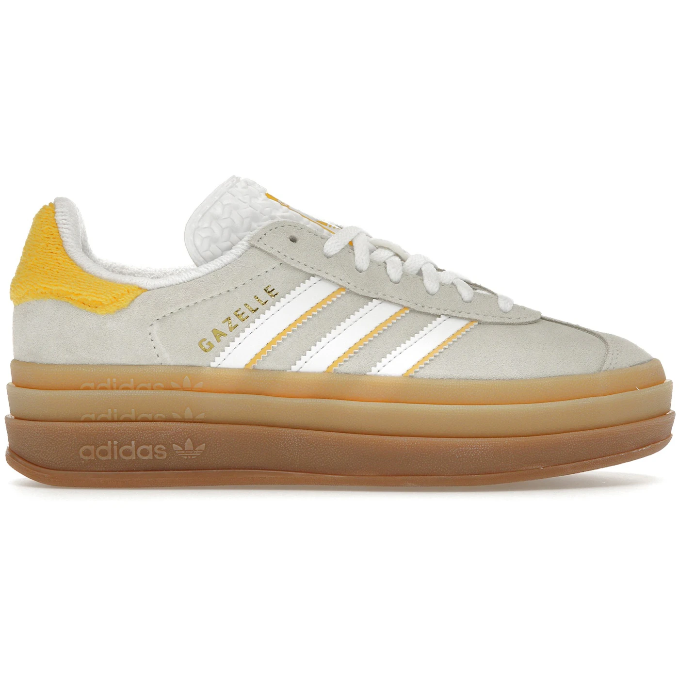 adidas Gazelle Bold Ivory Bold Gold Womens 1