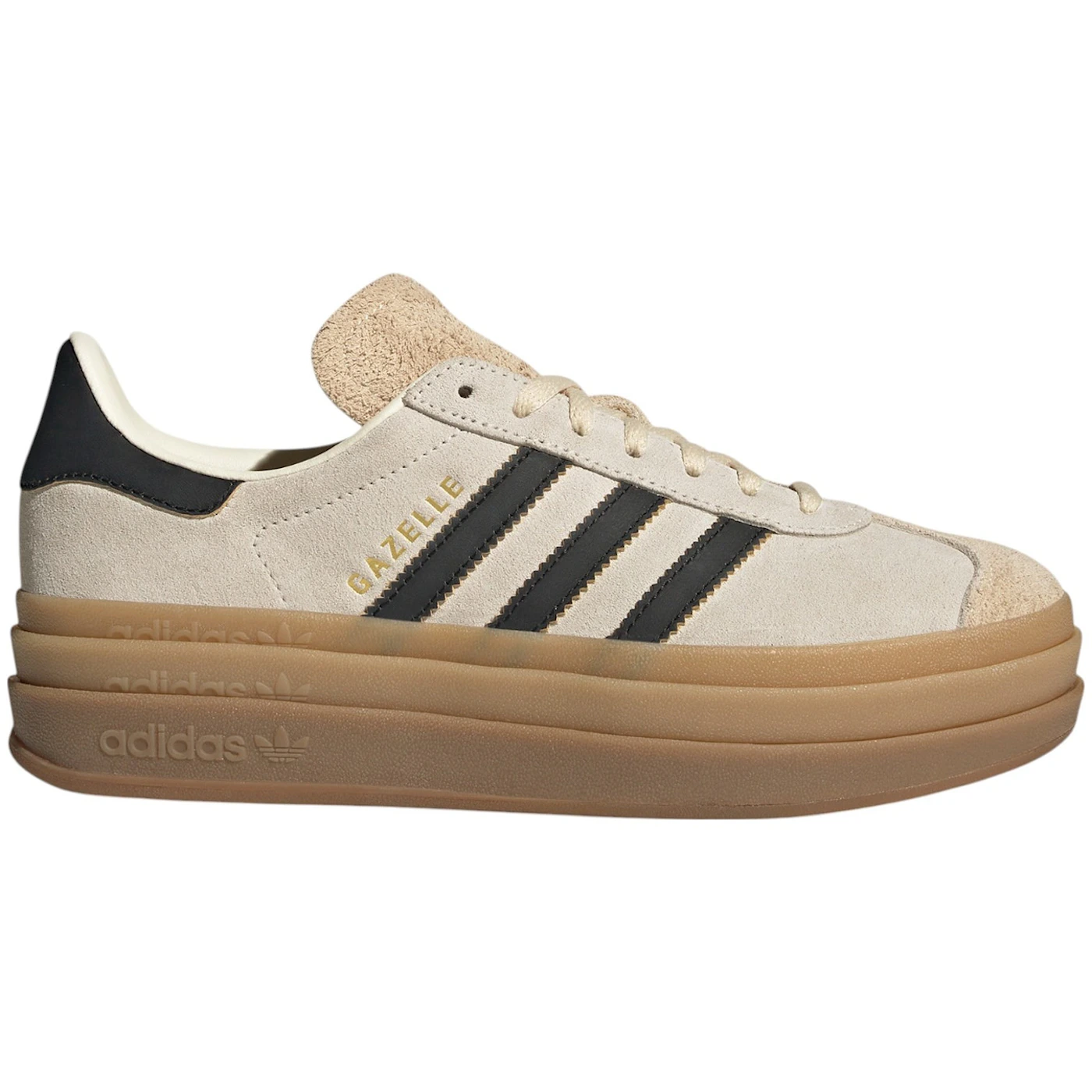 adidas Gazelle Cream White Core Black Sand Strata Womens 1