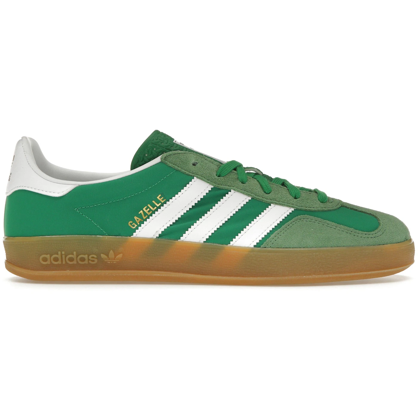 adidas Gazelle Indoor Green Gum 1