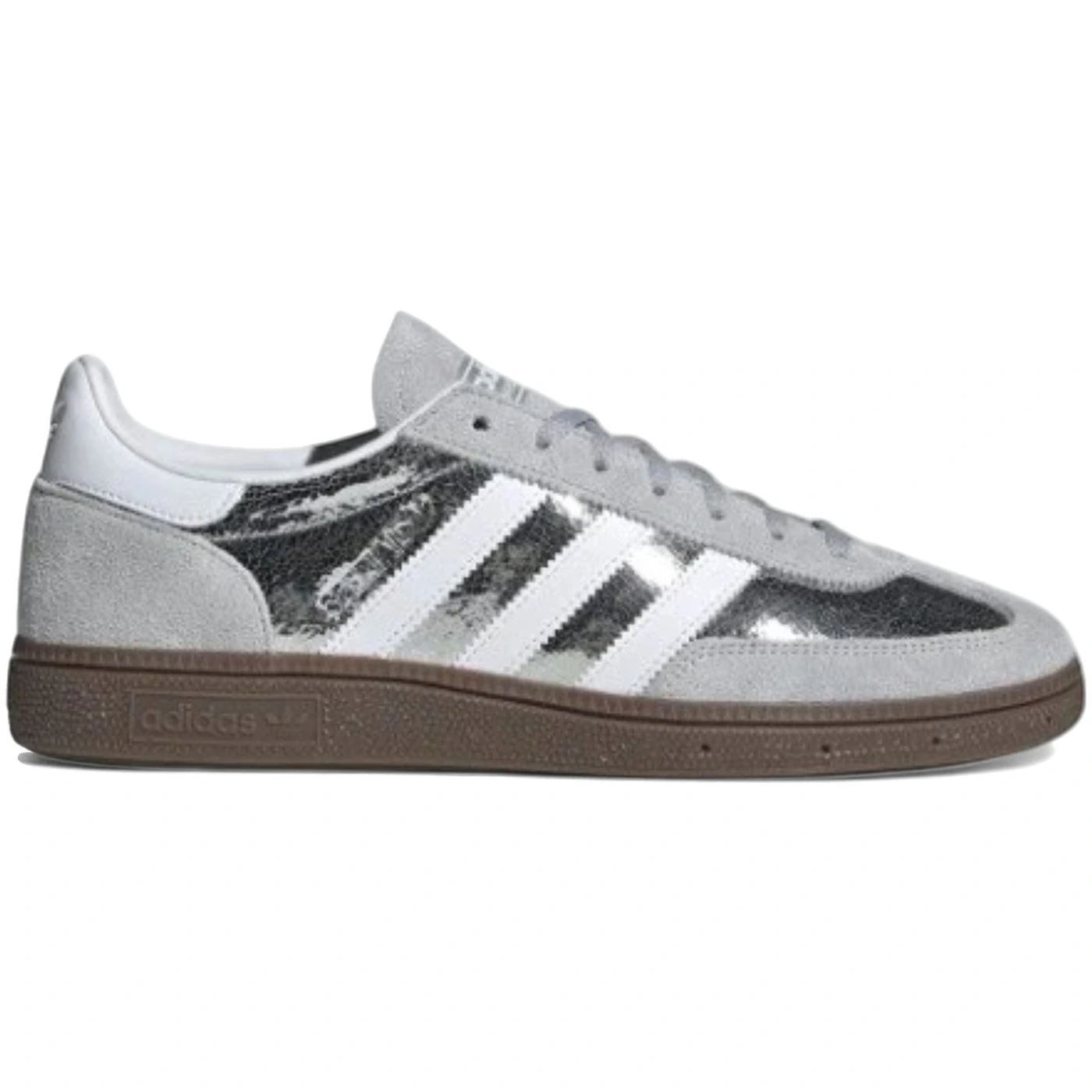 adidas Handball Spezial Silver White Cracked 2 adidas Handball Spezial Silver White Cracked 1