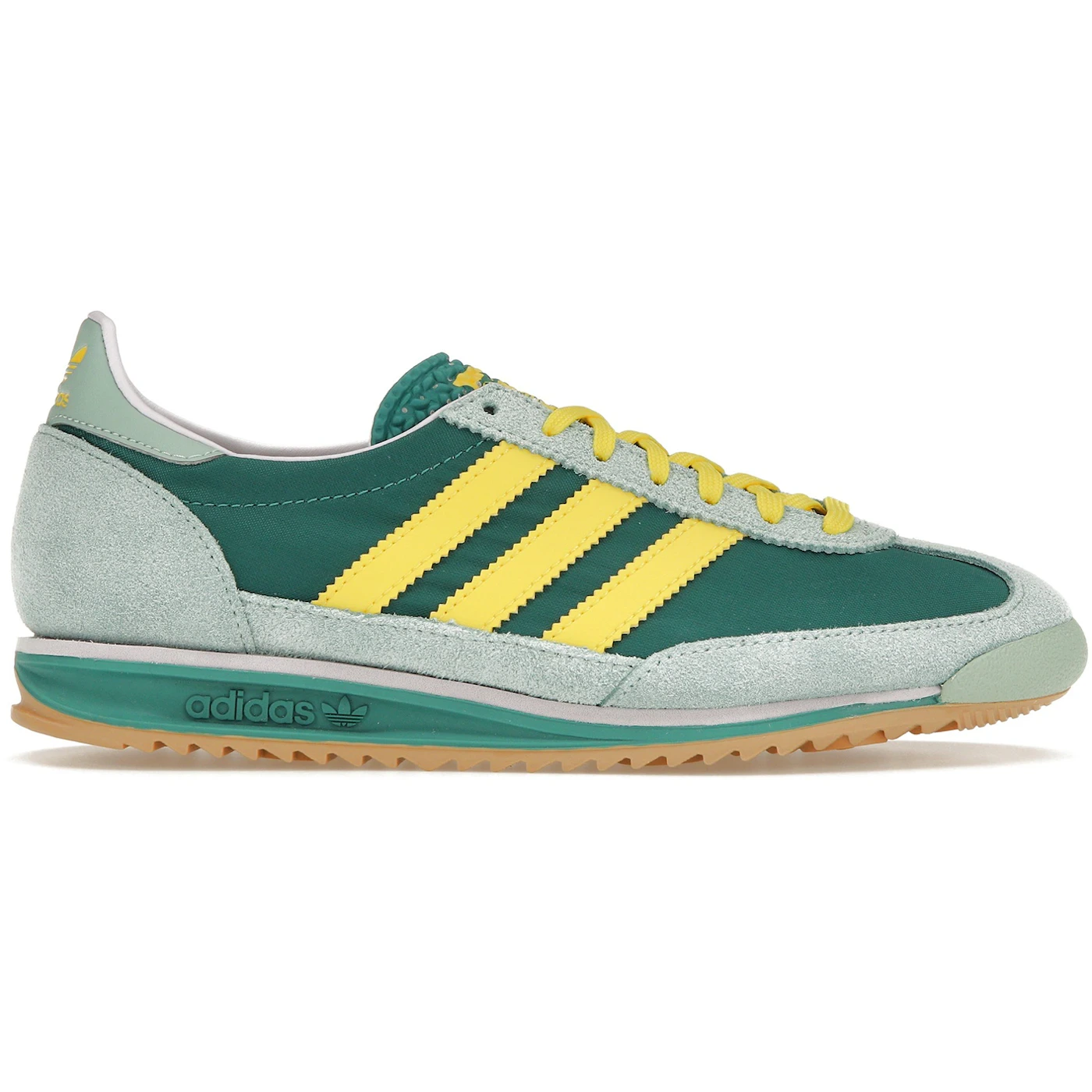 adidas SL 72 Active Green Yellow Womens 1