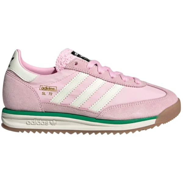 adidas SL 72 RS Clear Pink Off White Court Green (GS)