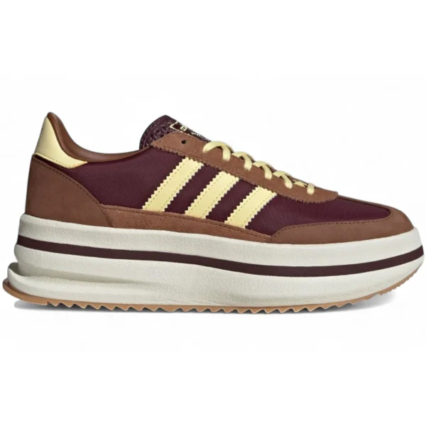 adidas SL 72 Stack Burgundy Brown Yellow