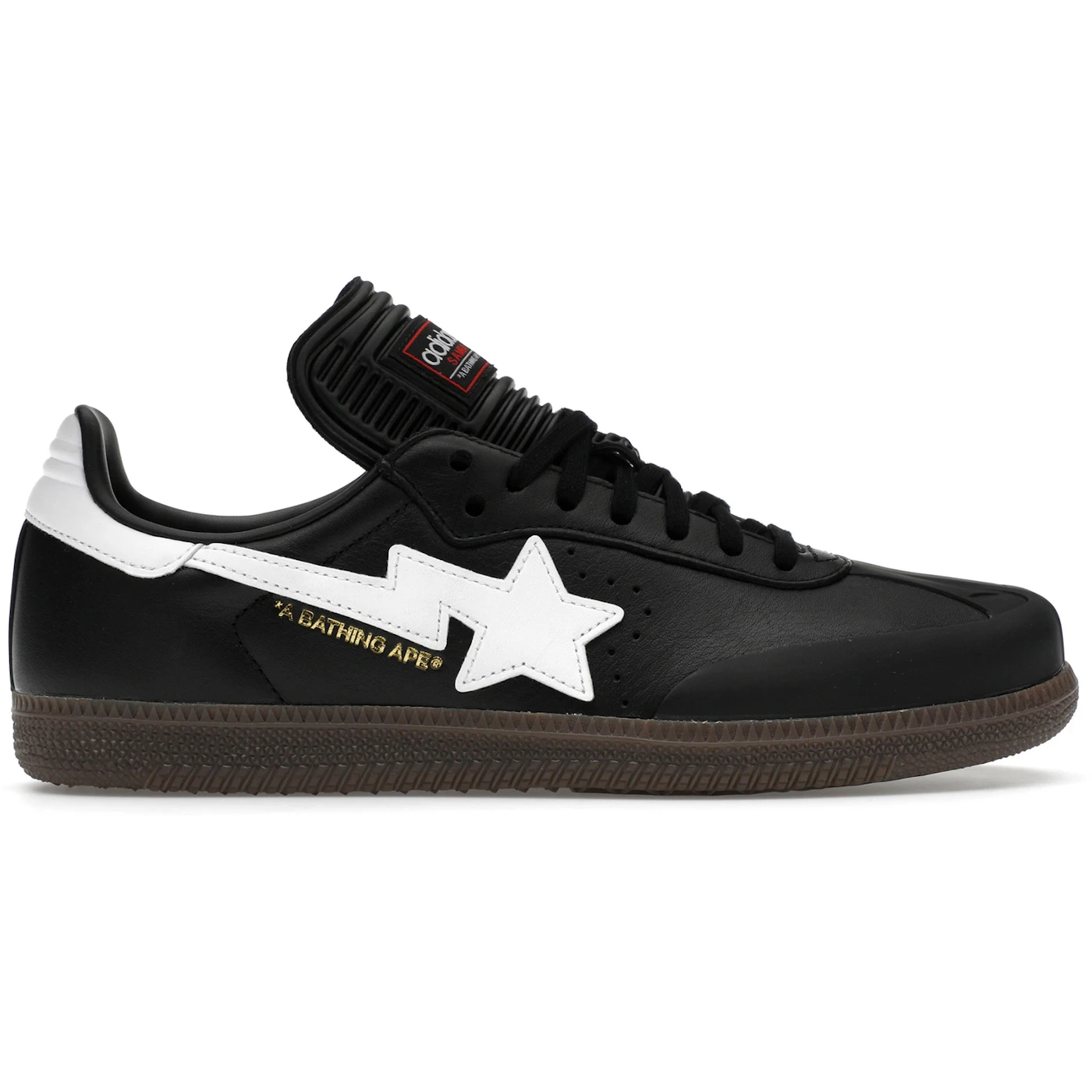 adidas Samba Bape Black White Gum 2 adidas Samba Bape Black White Gum 1
