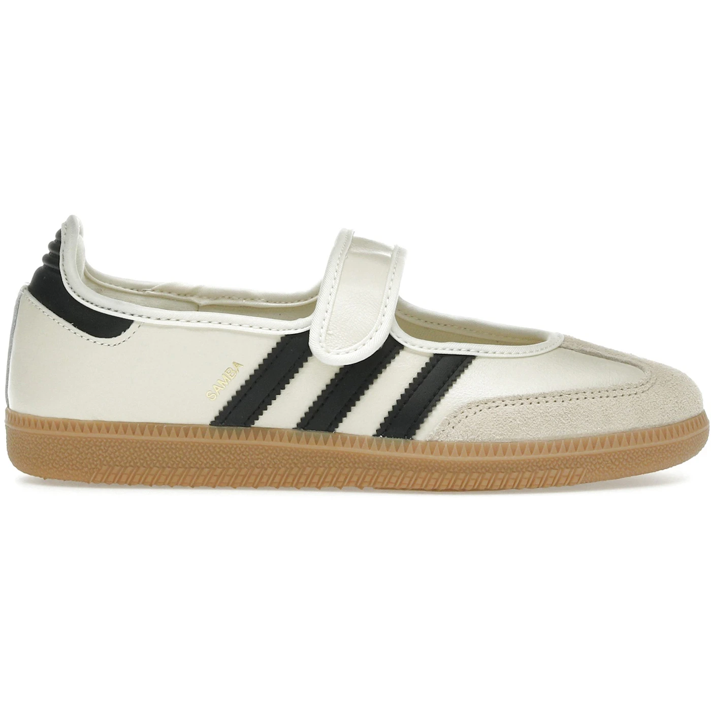 adidas Samba Jane Cream Black Gum (Women's) 2 adidas Samba Jane Cream Black Gum Womens 1