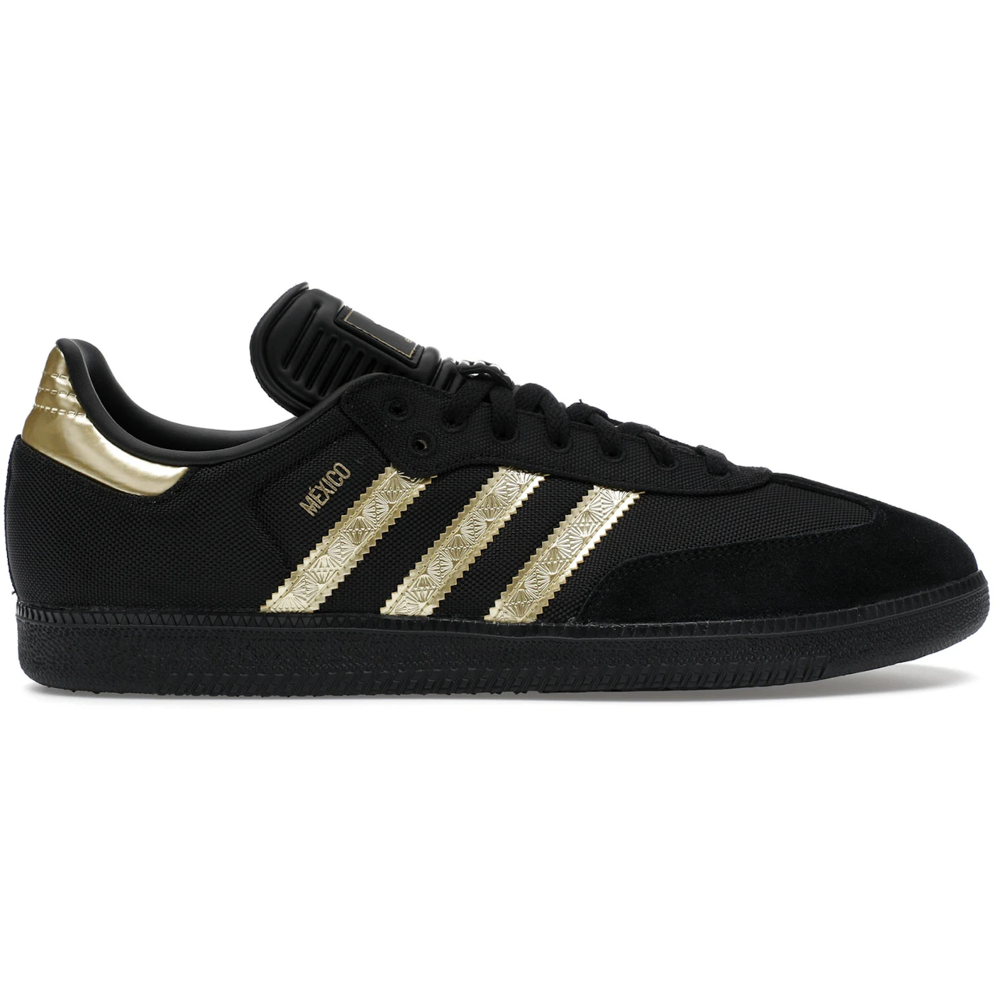 adidas Samba OG Mexico Black Gold Metallic 2 adidas Samba OG Mexico Black Gold Metallic 1