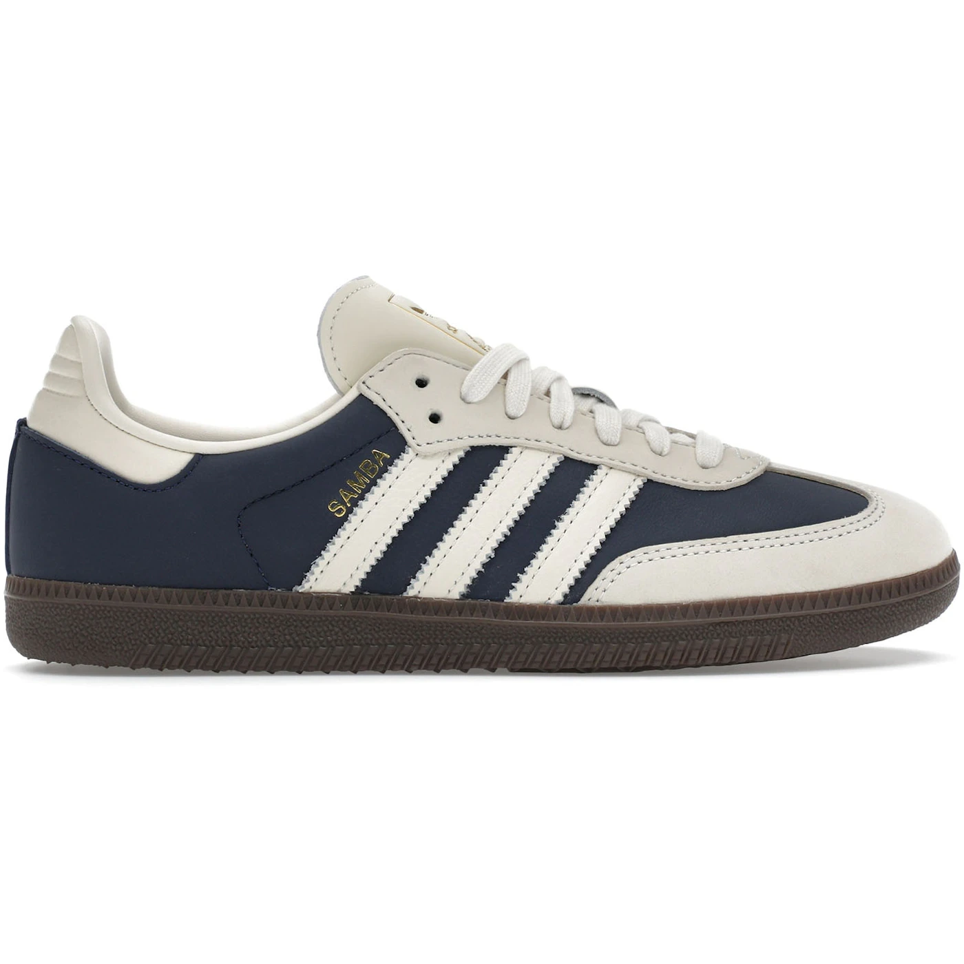 adidas Samba OG Night Indigo Crew White (Women's) 1 adidas Samba OG Night Indigo Crew White Womens 1