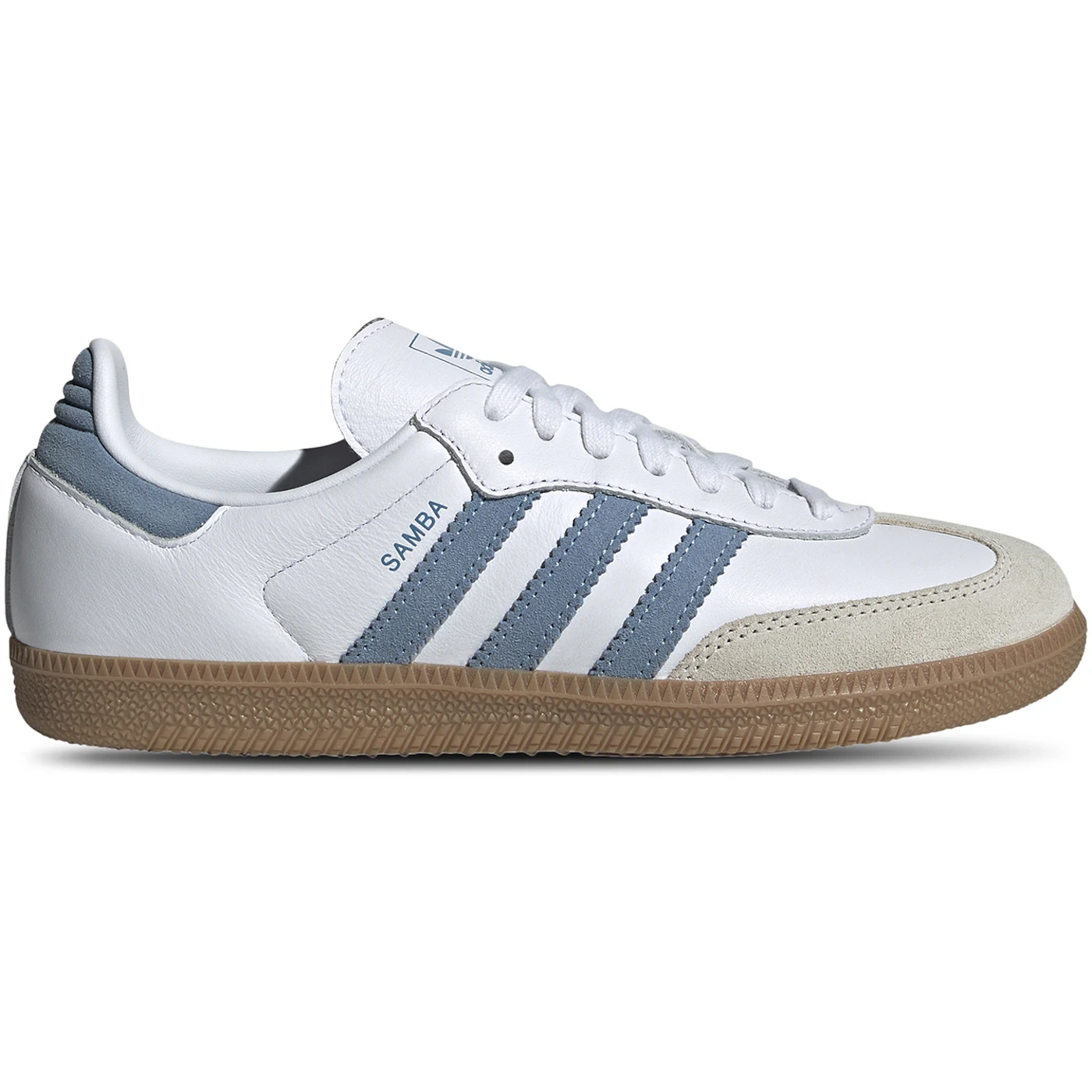 adidas Samba OG White Alumina Ash Blue (Women's) 1 adidas Samba OG White Alumina Ash Blue Womens 1