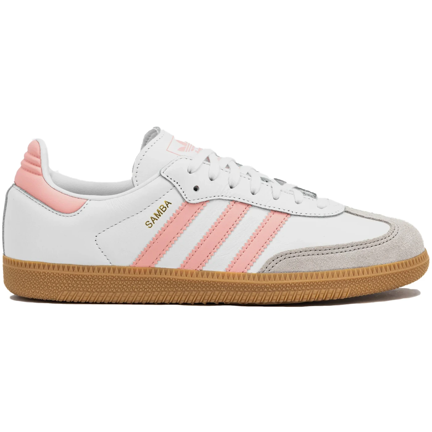 adidas Samba OG White Coral Pink (GS) 2 adidas Samba OG White Coral Pink GS 1