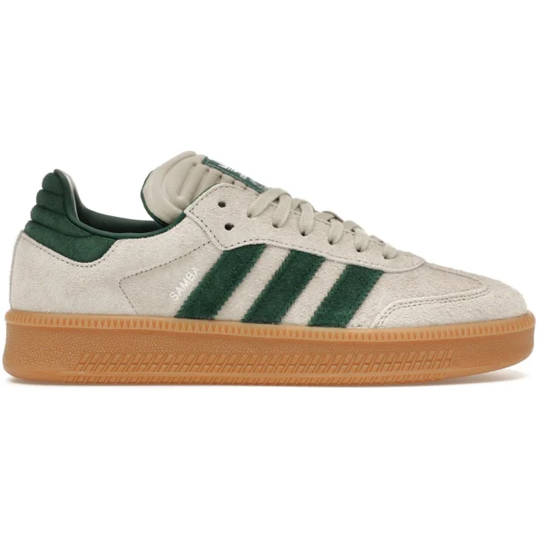 adidas Samba XLG Putty Grey Collegiate Green