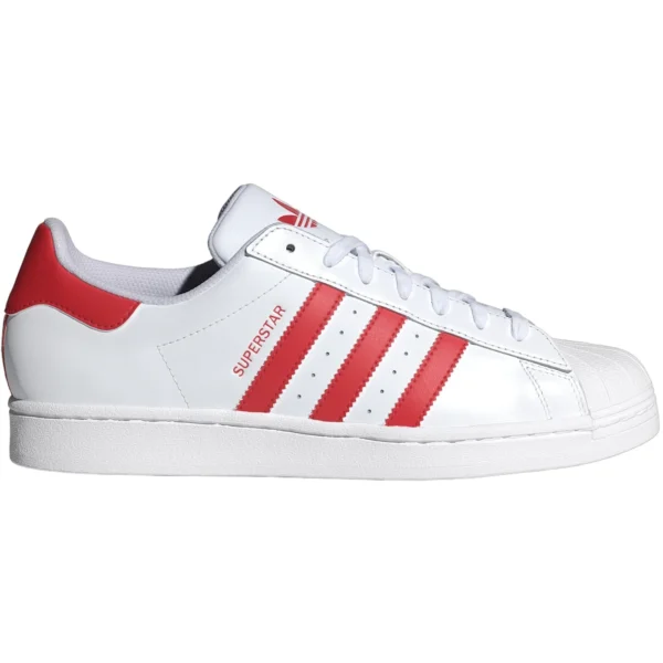 adidas Superstar Cloud White Better Scarlet
