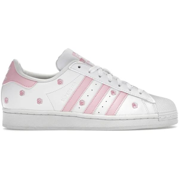 adidas Superstar Cloud White Clear Pink (GS)