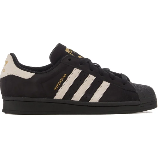 adidas Superstar Core Black Matter Gold (Women’s)