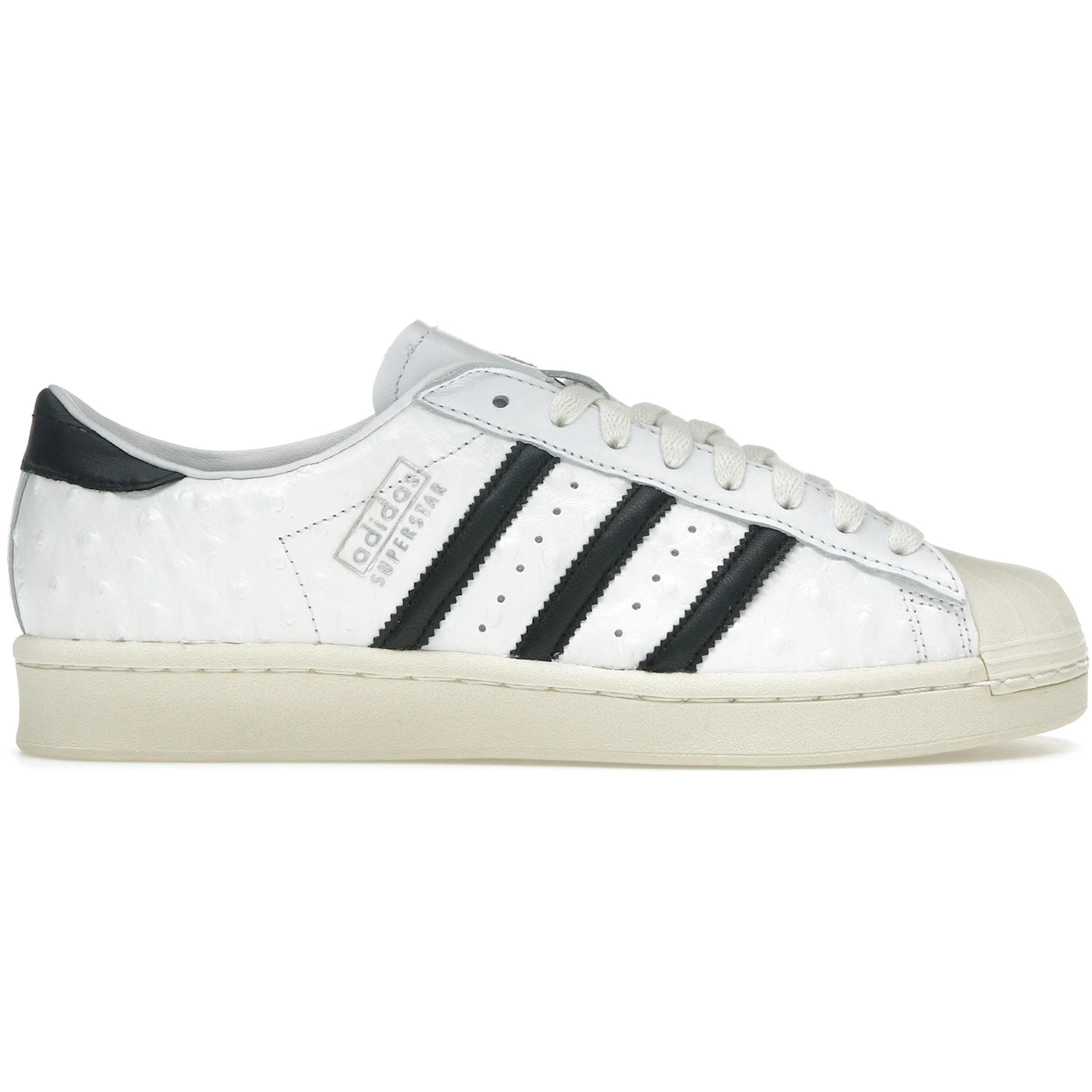 adidas Superstar Vintage White Black Ostrich Womens 1