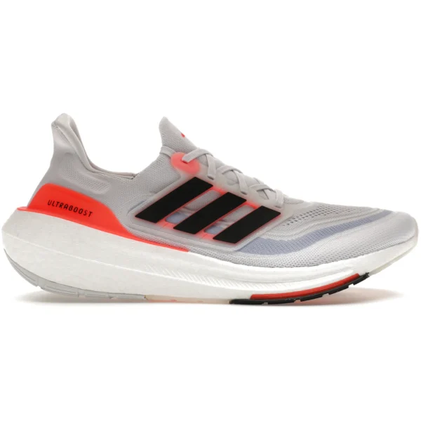adidas Ultra Boost Light White Black Solar Red