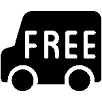 shipping logistic free shipping delivery truck bold