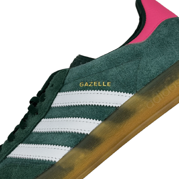 adidas Gazelle Indoor Collegiate Green Lucid Pink (Women’s)