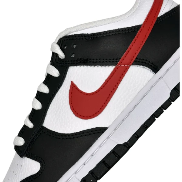 Nike Dunk Low Red Swoosh Panda