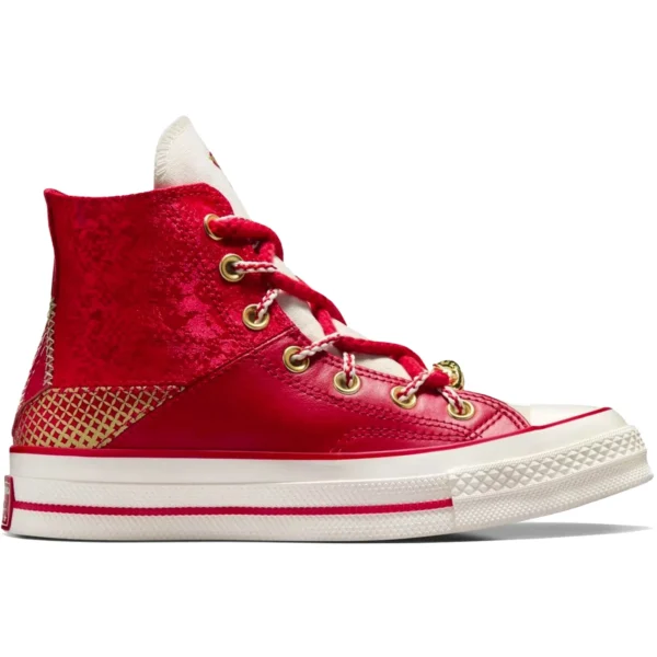 Converse Chuck 70 Hi Lunar New Year Enamel Red Snakeskin