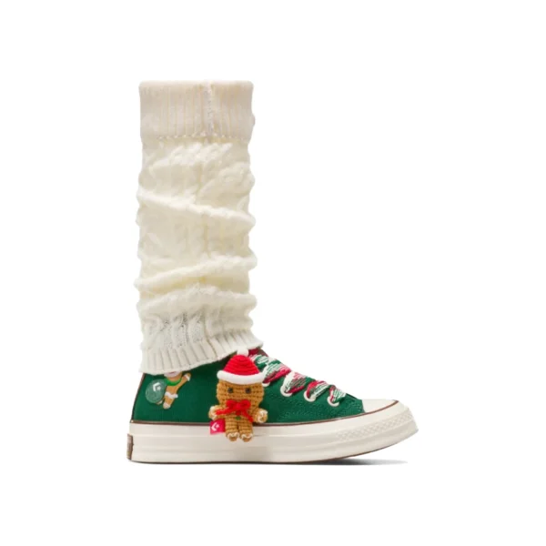 Converse Chuck 70 Hi X-Mas Gingerbread & Knit Sock Midnight Clover