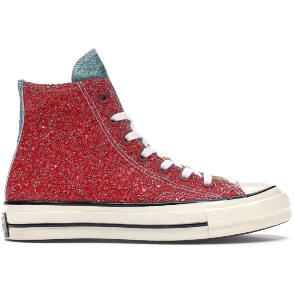 Converse Chuck Taylor All Star 70 Hi JW Anderson Glitter Yellow Red