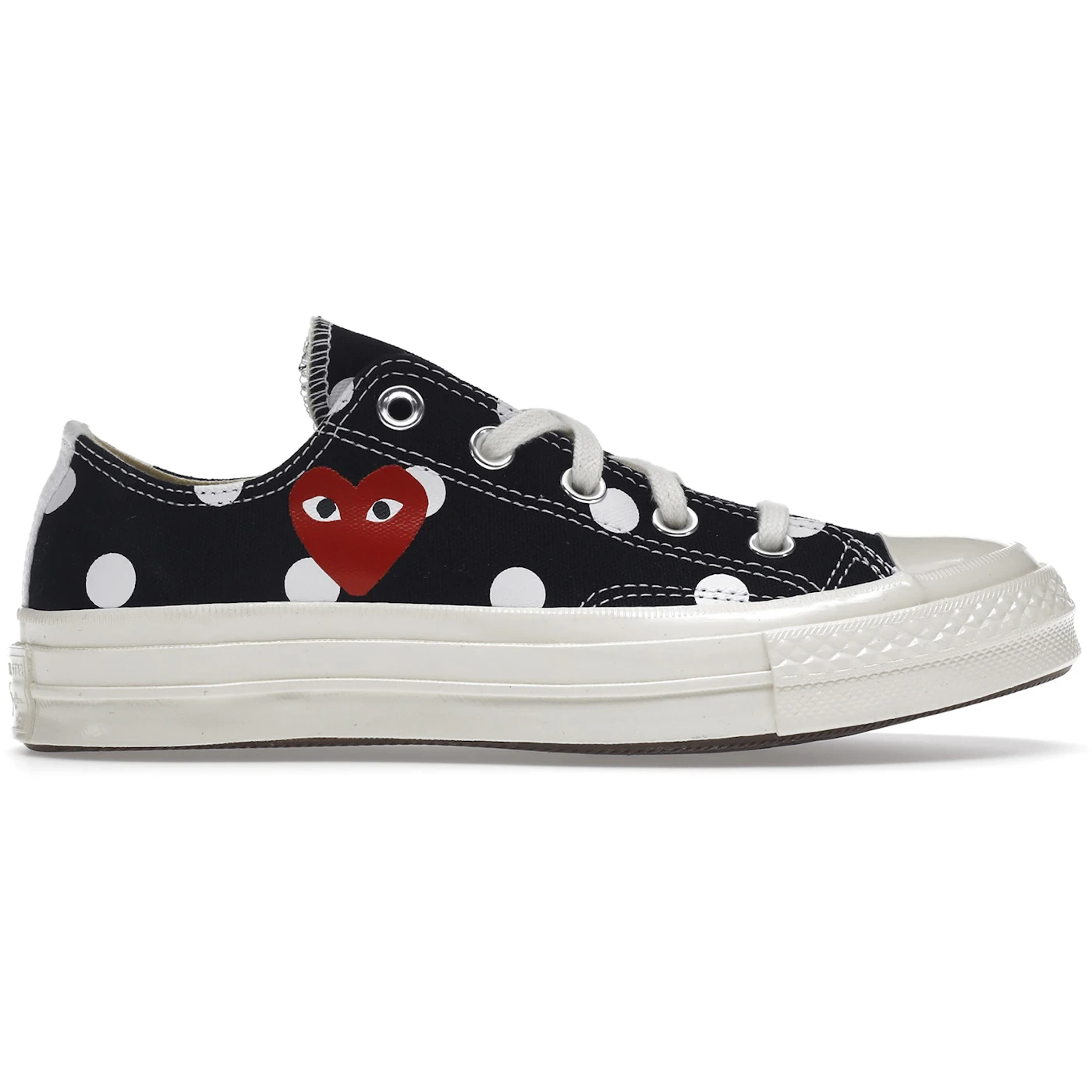 Converse Chuck Taylor All Star 70 Ox Comme des Garcons PLAY  Polka Dot Black