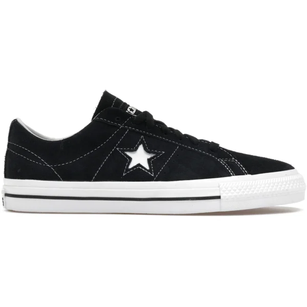 Converse One Star Pro Ox Black Black White
