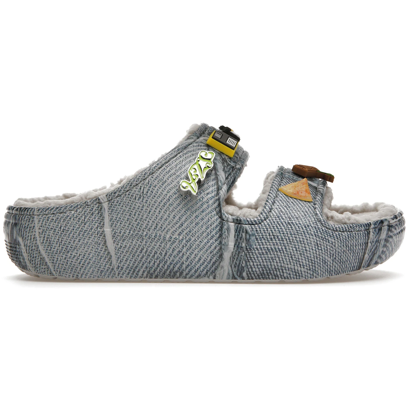 Crocs Classic Cozzzy Sandal SZA Denim 2 Crocs Classic Cozzzy Sandal SZA Denim 1