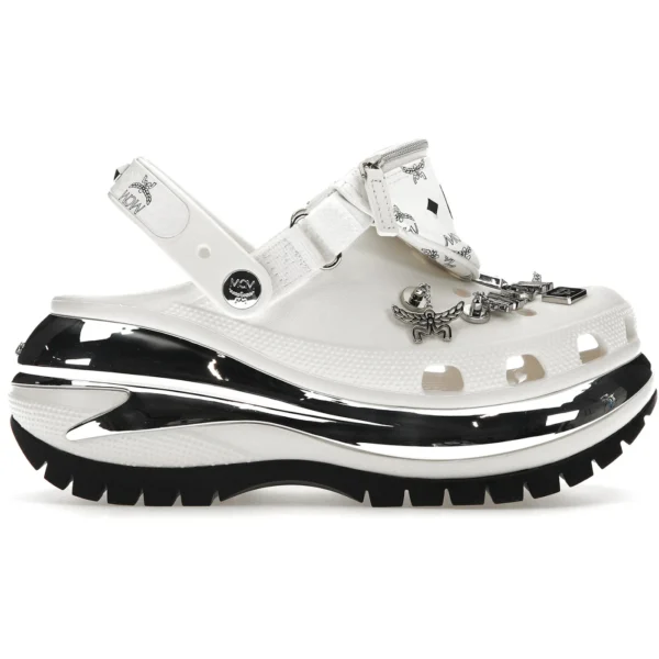 Crocs Classic Mega Crush Clog MCM Belt Bag White