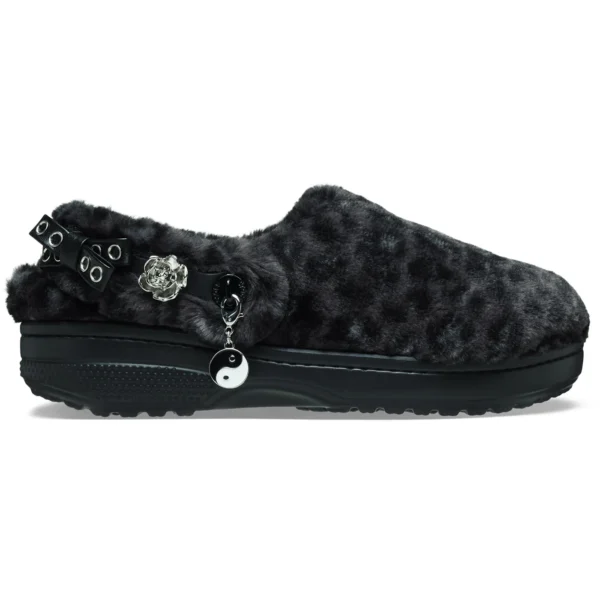 Crocs Classic Unfurgettable Clog Black Leopard