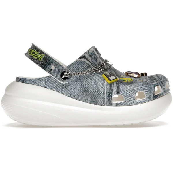 Crocs Mega Crush Clog SZA Denim