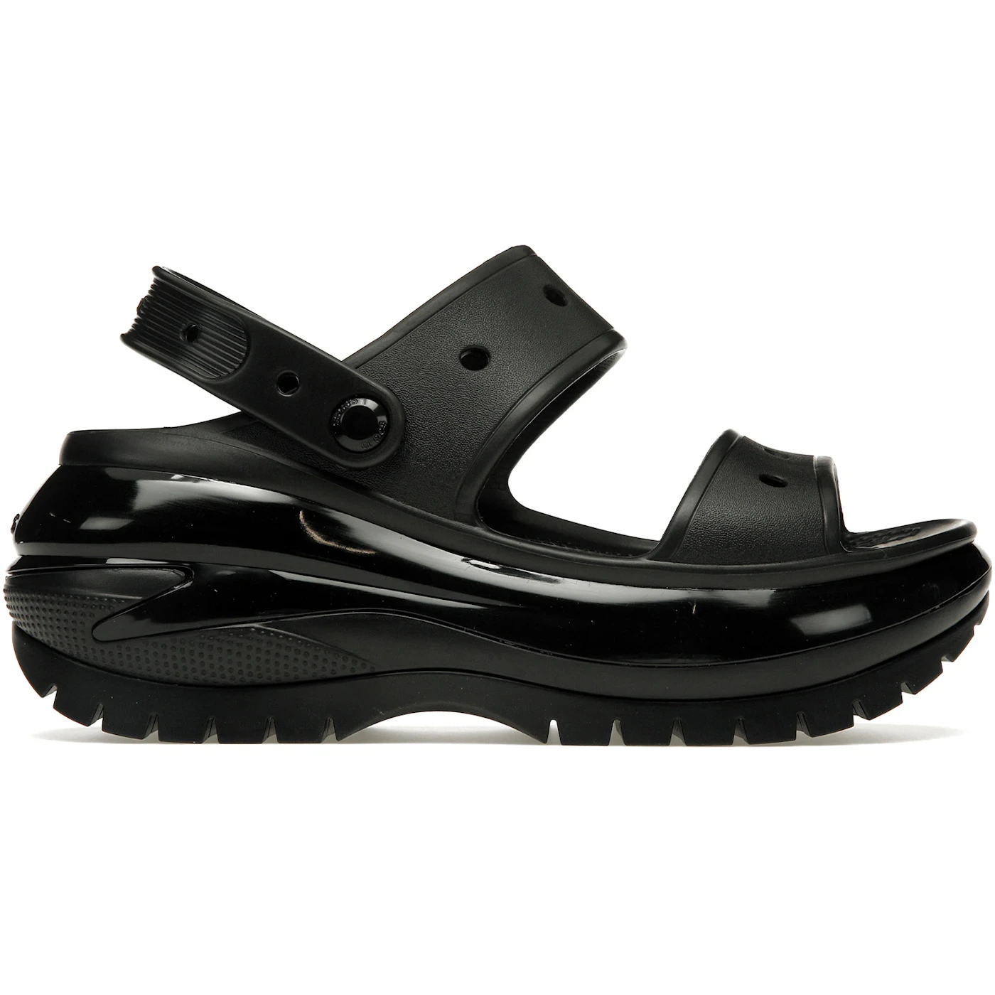 Crocs Mega Crush Sandal Black 3 Crocs Mega Crush Sandal Black