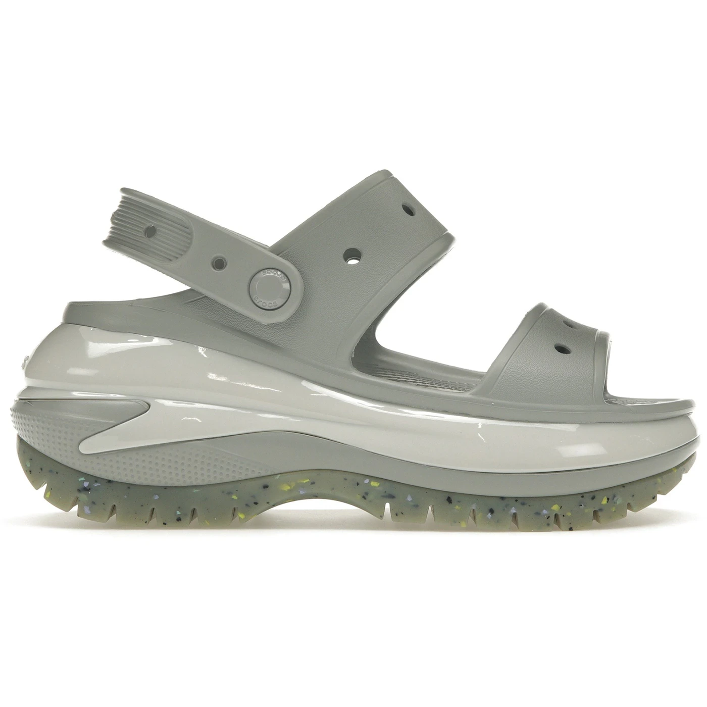 Crocs Mega Crush Sandal Light Grey 2 Crocs Mega Crush Sandal Light Grey 1