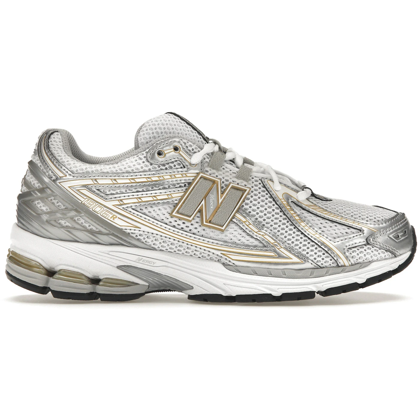 New Balance 1906R White Rain Cloud Silver Metallic 1 New Balance 1906R White Rain Cloud Silver Metallic 1