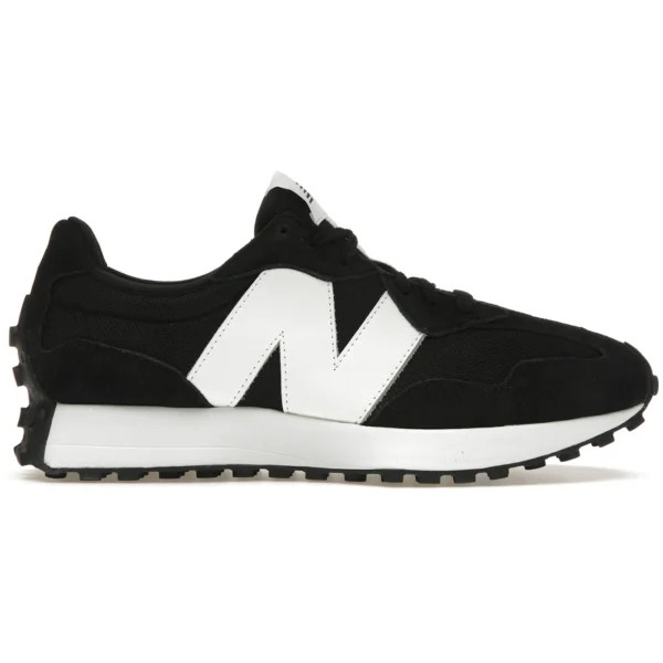 New Balance 327 Black White N Logo