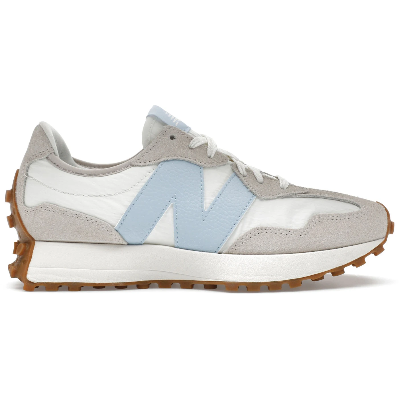 New Balance 327 Timberwolf Sea Salt Light Chrome Blue (Women's) 2 New Balance 327 Timberwolf Sea Salt Light Chrome Blue Womens 1