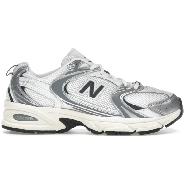 New Balance 530 Silver Metallic Black Cement