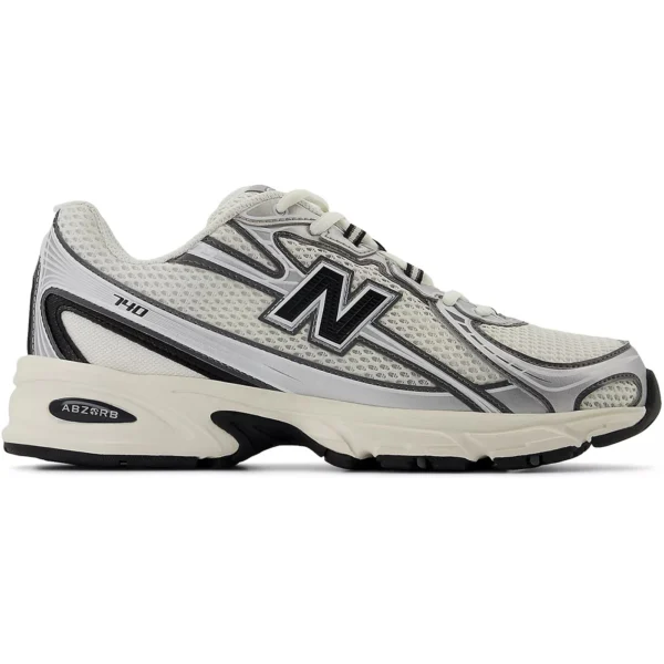 New Balance 740 Sea Salt Black Silver Metallic