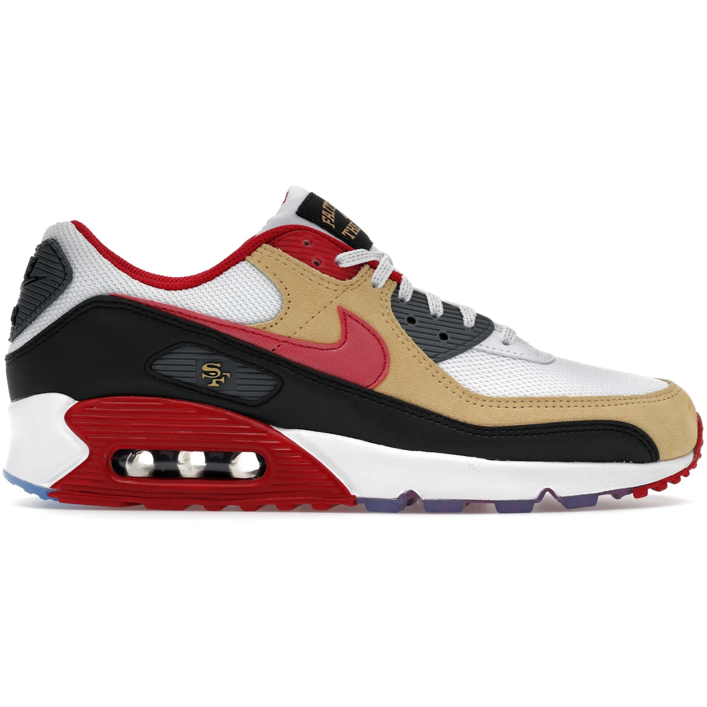 Nike Air Max 90 San Francisco 49ers 2 Nike Air Max 90 San Francisco 49ers 1