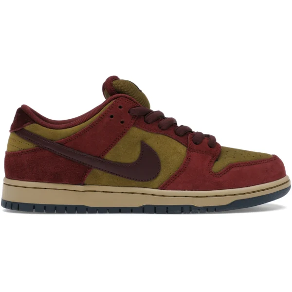 Nike SB Dunk Low Dark Team Red Olive Flak