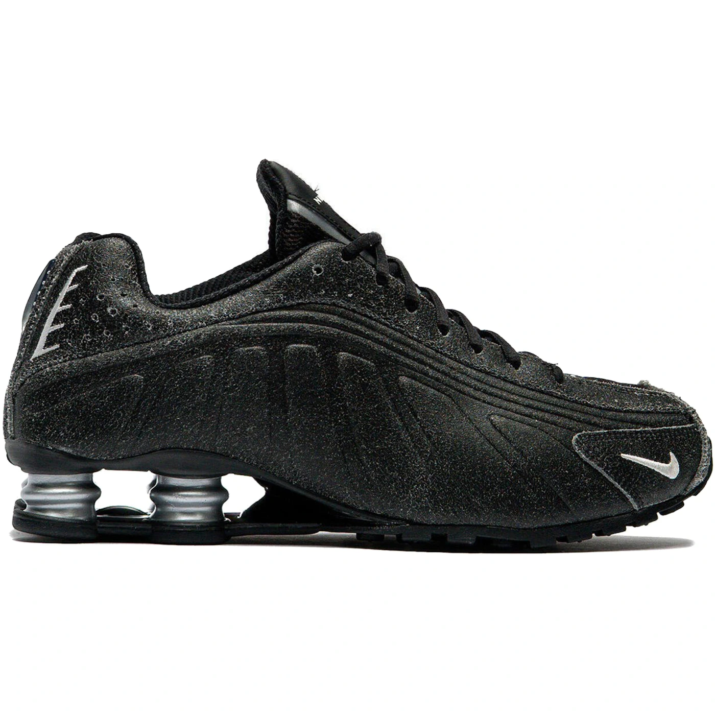 Nike Shox R4 Black Distressed Leather 1 Nike Shox R4 Black Distressed Leather 1