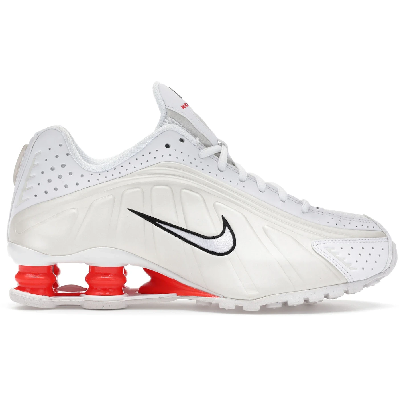 Nike Shox R4 White Phantom Picante Red (Women's) 3 Nike Shox R4 White Phantom Picante Red (Women's)